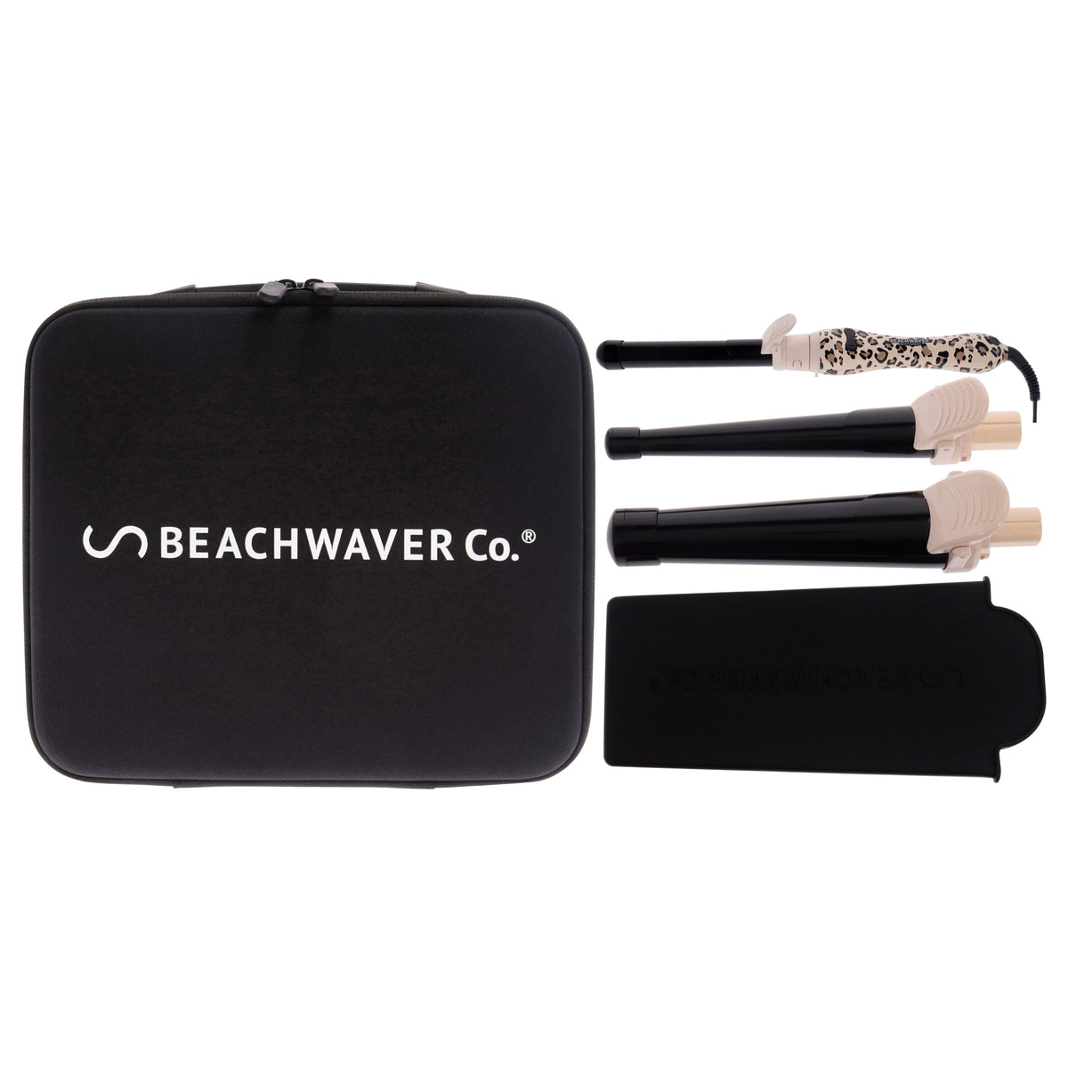 Multi-Barrel - BWIB3N1C Catwalk - US Plug by Beachwaver for Women - 4 Pc Curling Iron, Curly Cone Attachment, Classic Barrel Attachment, Mega Cone Attachment