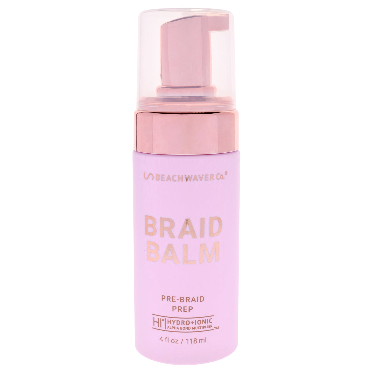 Braid Balm Foaming Pre-Braid Prep by Beachwaver for Women - 4 oz Foam