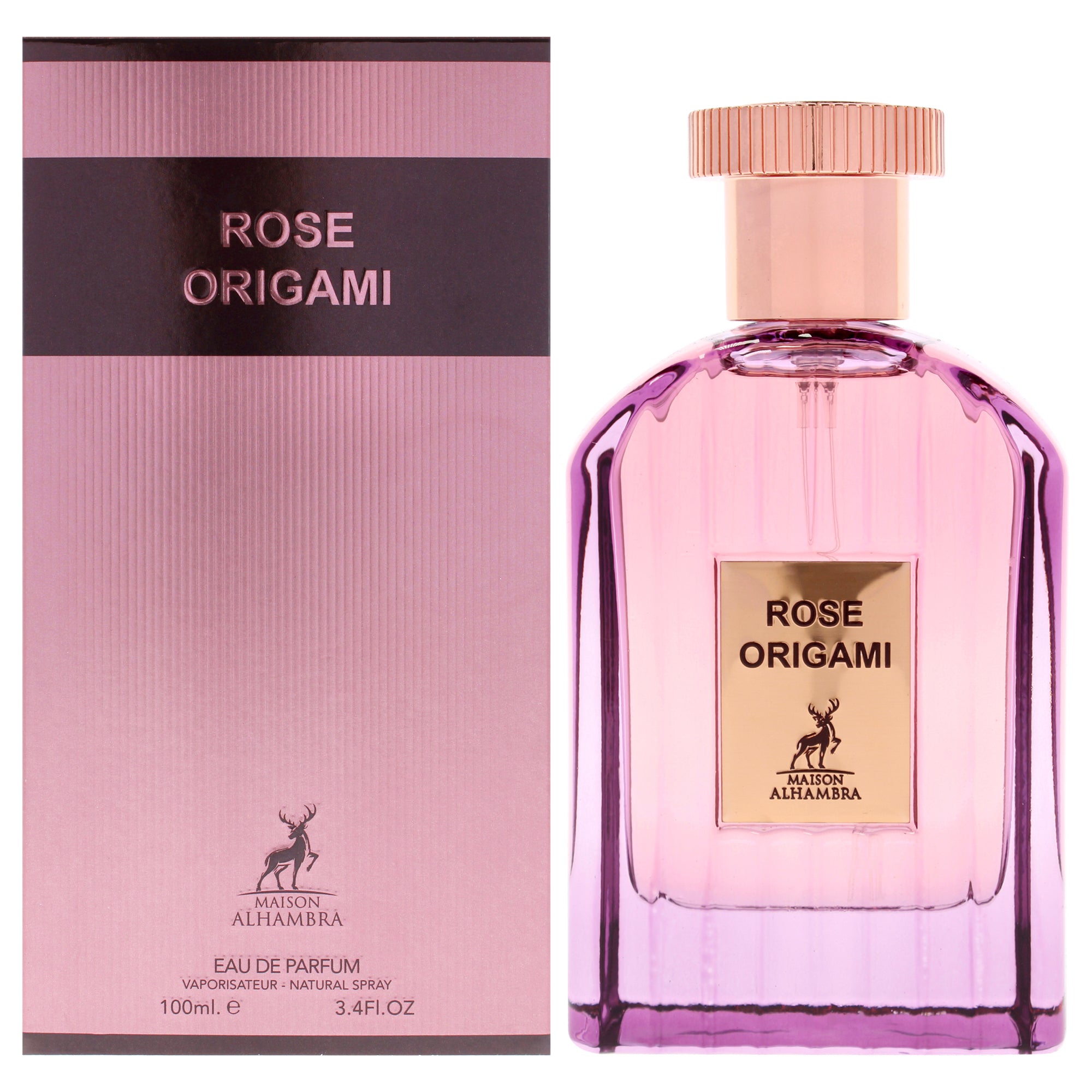 Rose Origami by Maison Alhambra for Unisex - 3.4 oz EDP Spray