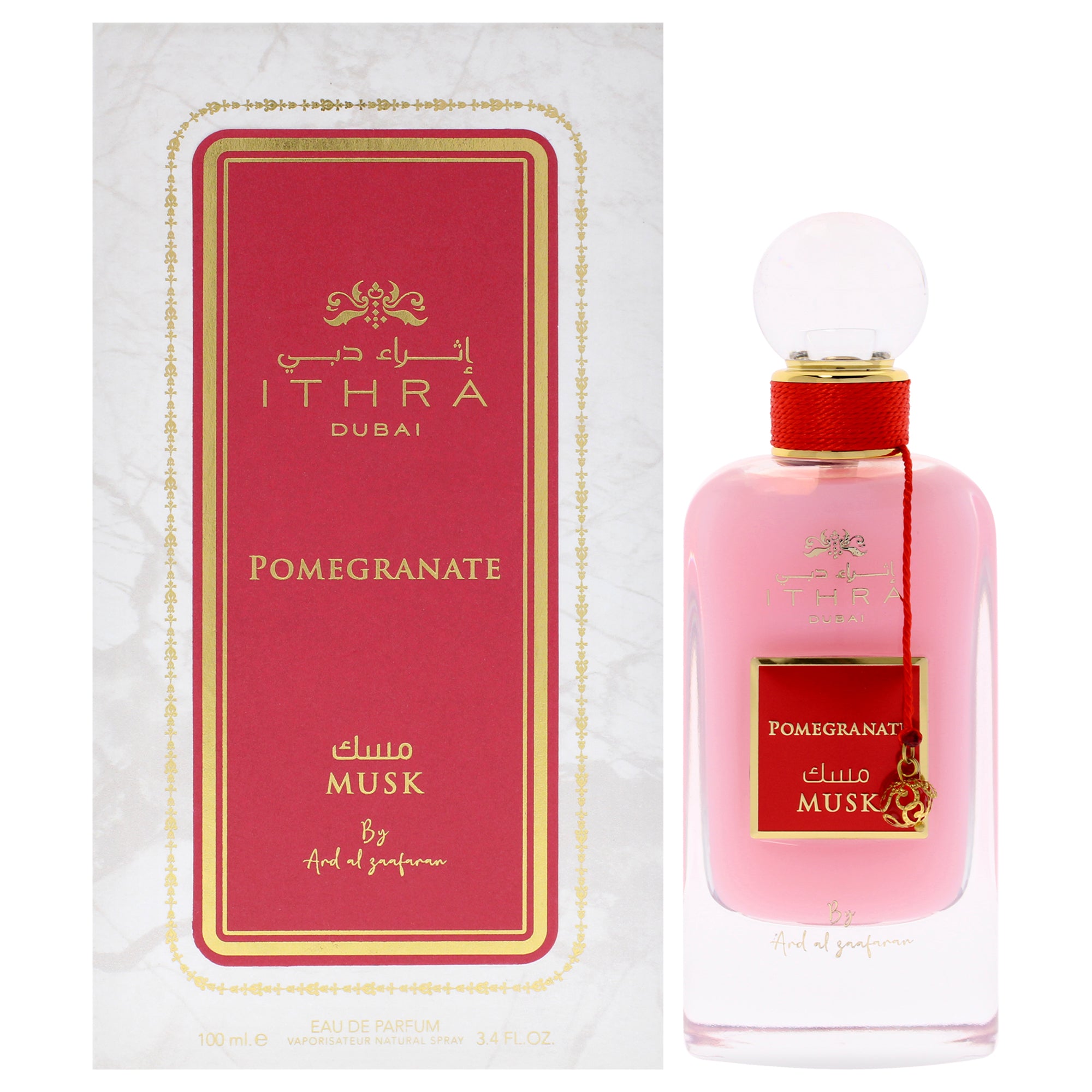 Ithra Dubai Musk - Pomegranate by Ard Al Zaafaran for Unisex - 3.4 oz EDP Spray