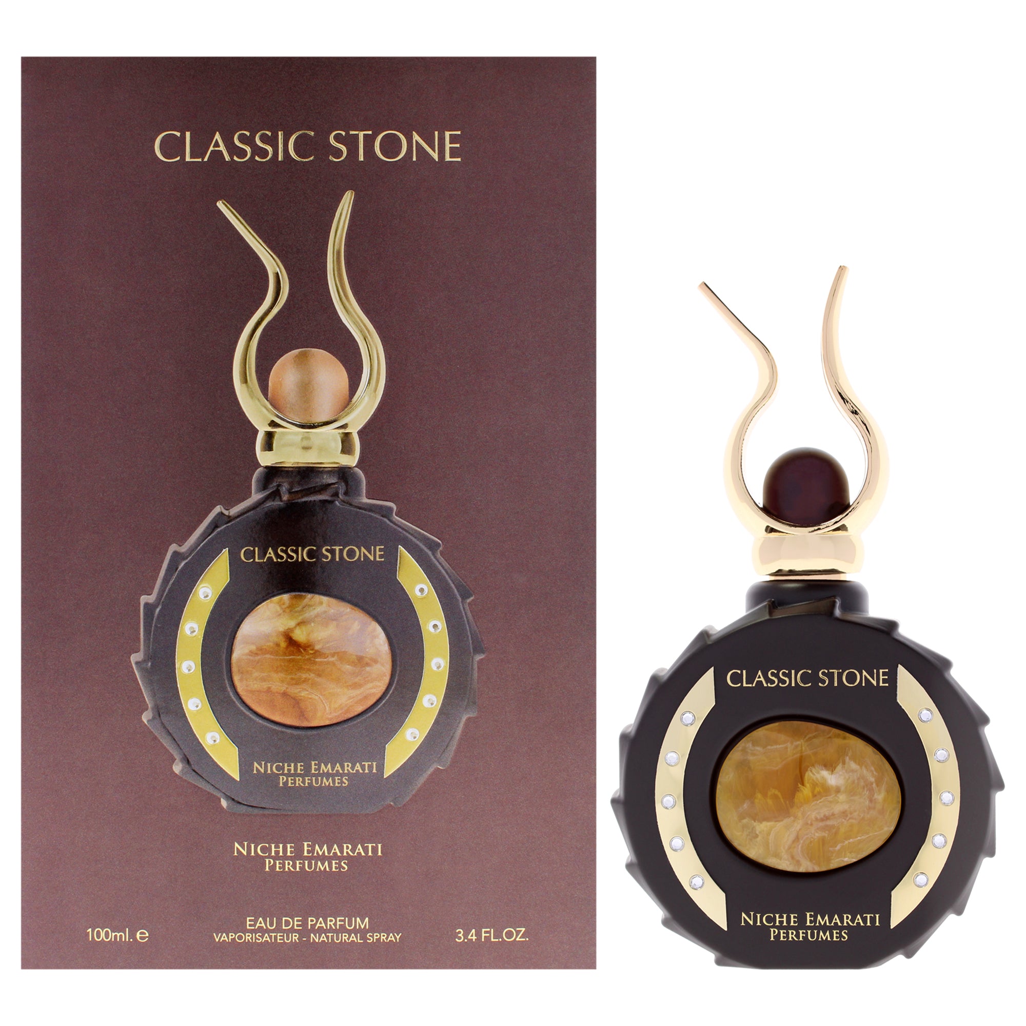 Niche Emarati - Classic Stone by Lattafa for Unisex - 3.4 oz EDP Spray