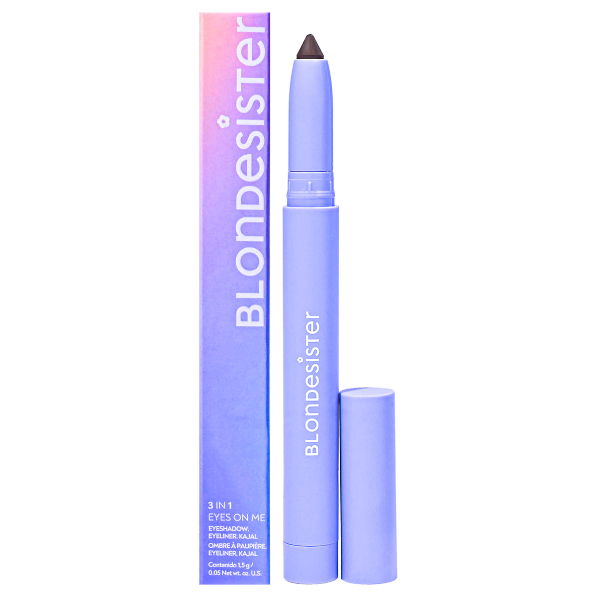 3 In 1 Eyes On Me - 02 Brownie by Blondesister for Women - 0.05 oz Makeup