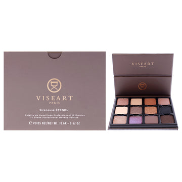 Visepro 12 Shade Eyeshadow Palette - Sireneuse by Viseart Paris for Women - 0.62 oz Eye Shadow