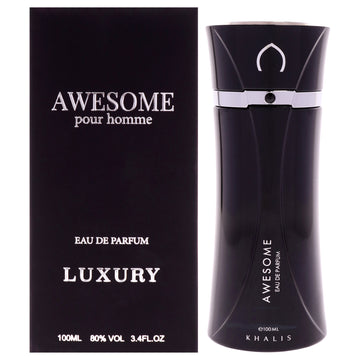 Luxury Collection - Awesome by Khalis for Men - 3.4 oz EDP Spray