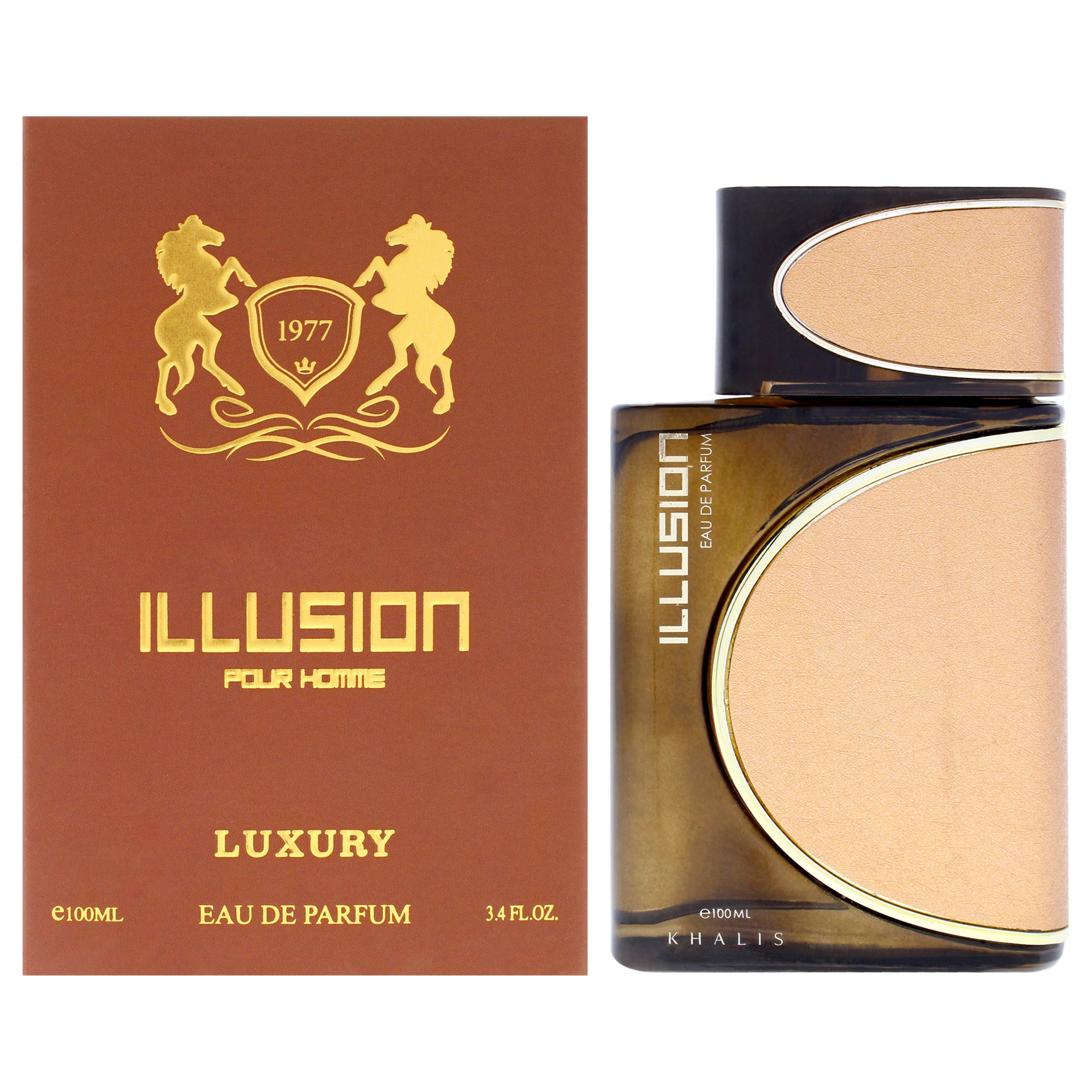 Luxury Collection - Illusion by Khalis for Men - 3.4 oz EDP Spray