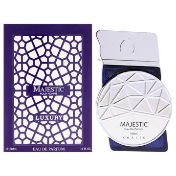 Luxury Collection - Majestic by Khalis for Men - 3.4 oz EDP Spray