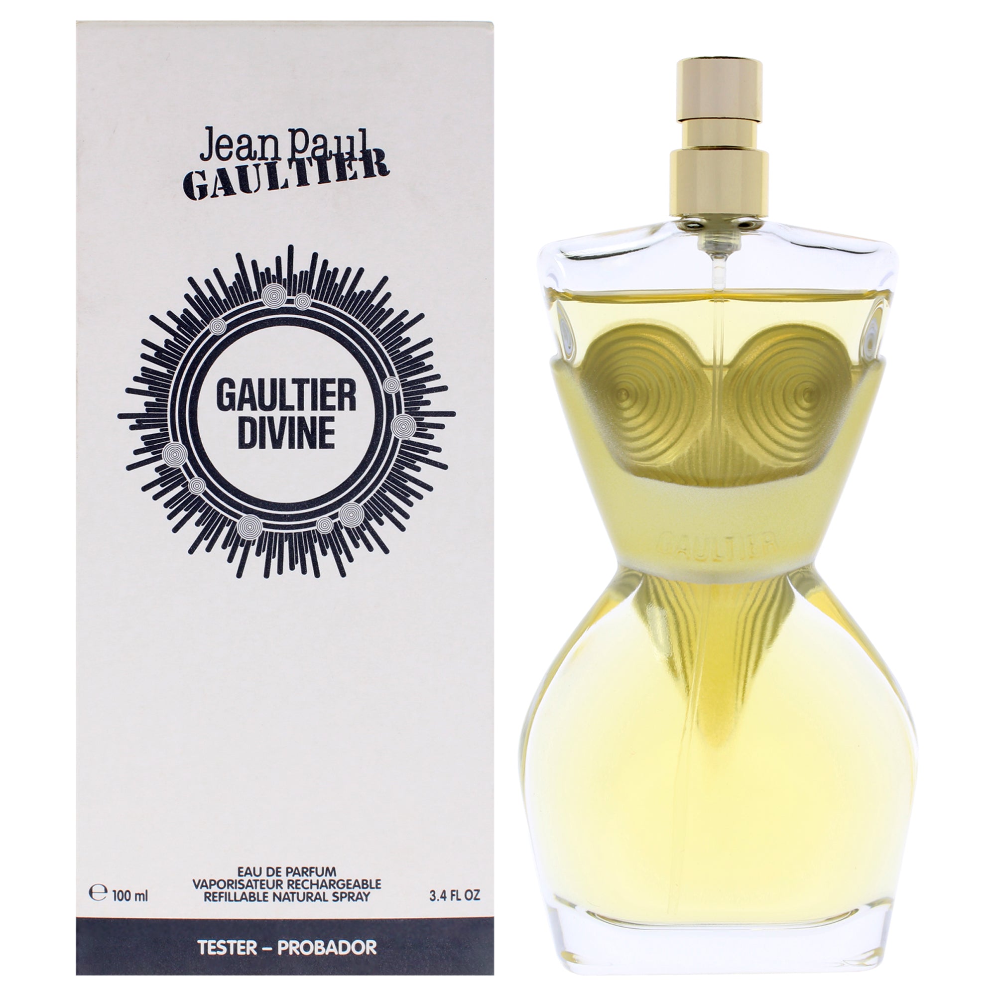 Divine by Jean Paul Gaultier for Women - 3.4 oz EDP Spray (Refillable)