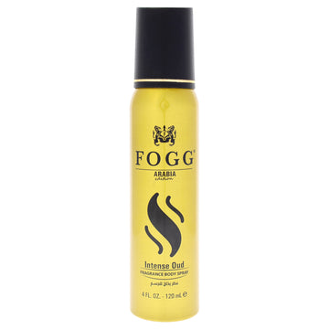 Fragrance Body Spray - Intense Oud by Fogg for Men - 4 oz Body Spray