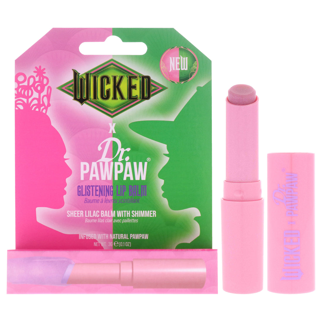 Wicked Lip Balm - Glistening by Dr. PawPaw for Women - 0.1 oz Lip Balm