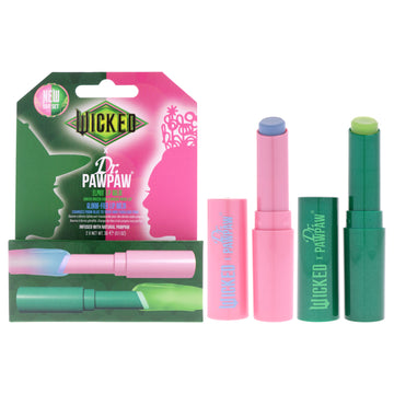 Wicked Duo Set by Dr. PawPaw for Women - 2 Pc 0.1oz Elphie Lip Balm, 0.1oz Glinda-Field Lip Balm