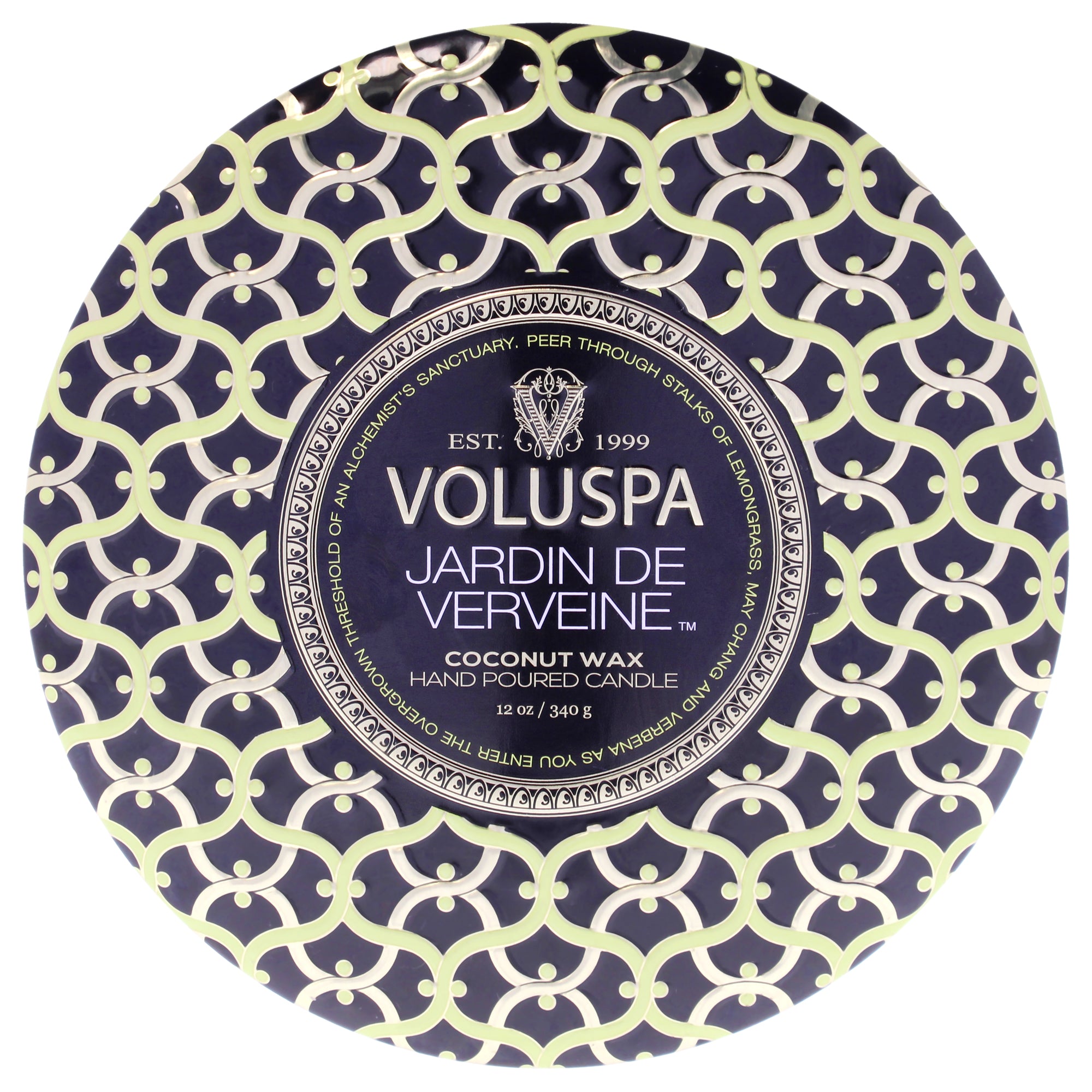Maison Noir Collection 3 Wick Tin Candle - Jardin De Verveine by Voluspa for Unisex - 12 oz Candle