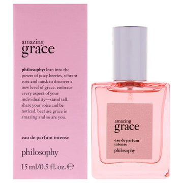 Amazing Grace Intense by Philosophy for Women - 0.5 oz EDP Spray