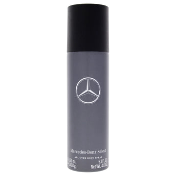 Mercedes-Benz Select All Over Body Spray by Mercedes-Benz for Men - 5.1 oz Body Spray