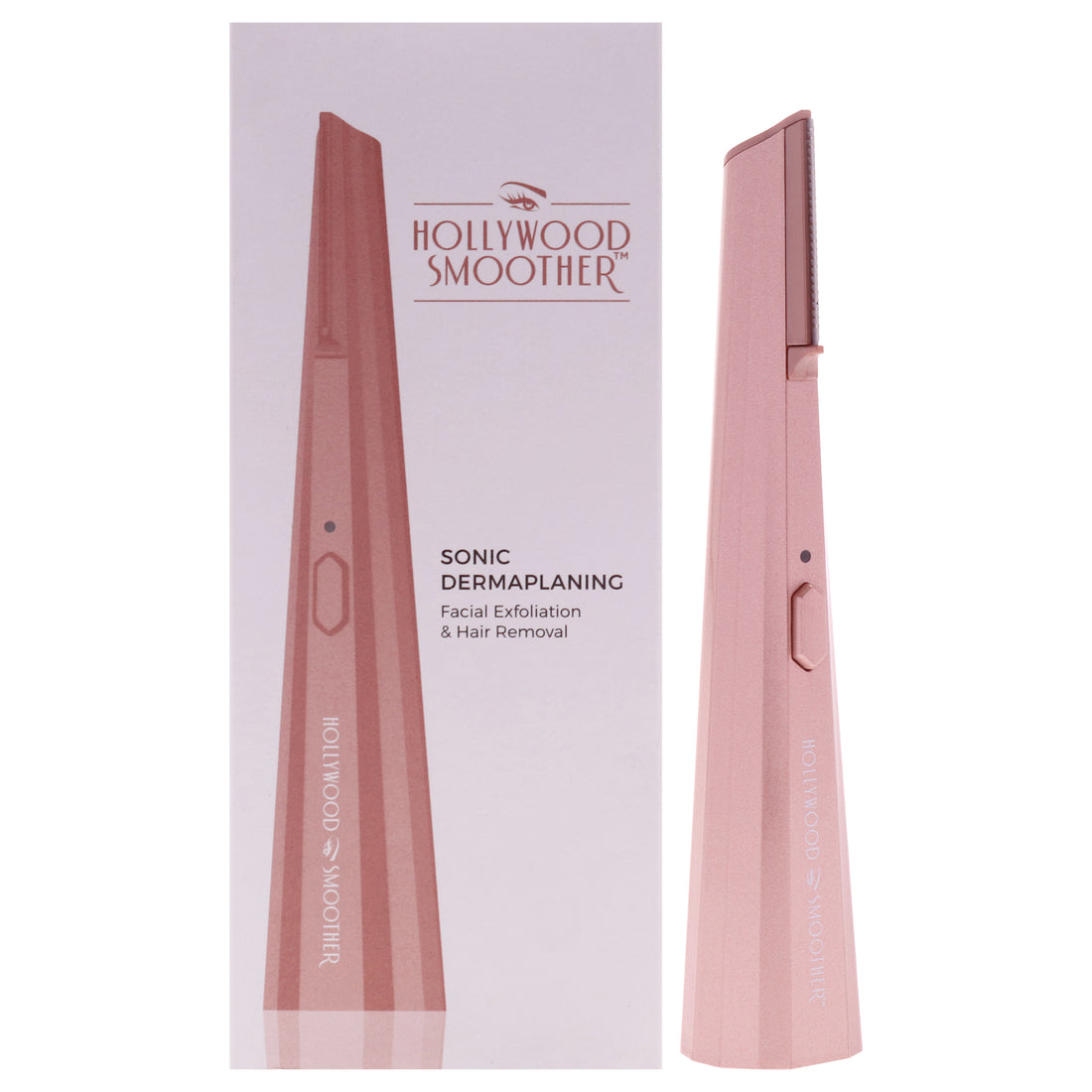 Smoother Sonic Dermaplaner - Rose Gold by Hollywood Browzer for Women - 1 Pc Tool