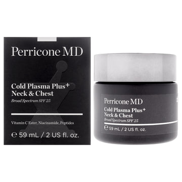 Cold Plasma Plus Neck and Chest SPF 25 Moisturizer by Perricone MD for Unisex - 2 oz Moisturizer
