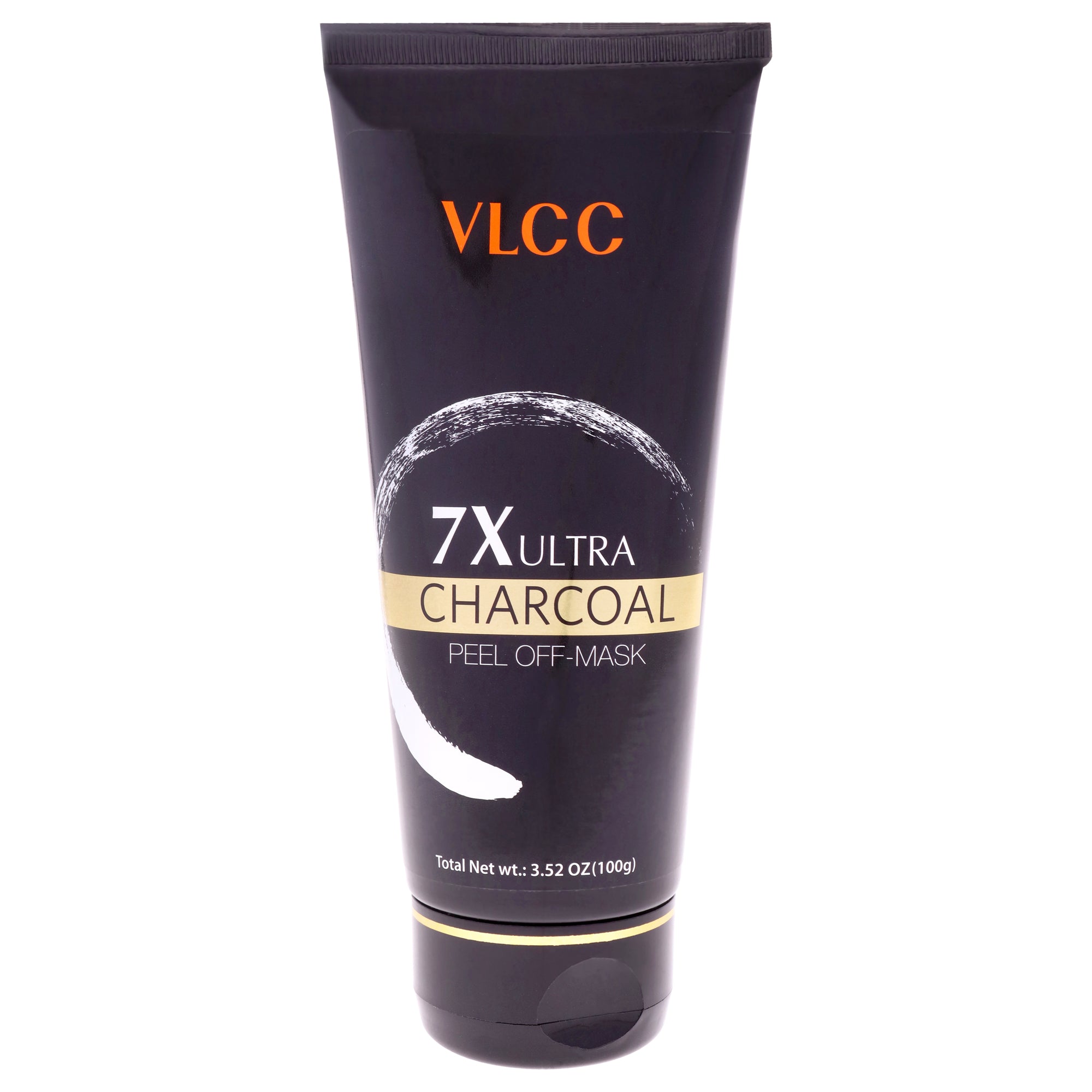 7X Ultra Whitening And Brightening Charcoal Peel Off Mask by VLCC for Unisex - 3.52 oz Mask