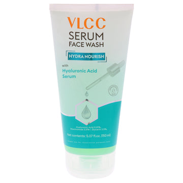 Hydra Nourish Serum Face Wash - Hyaluronic Acid by VLCC for Unisex - 5.07 oz Cleanser