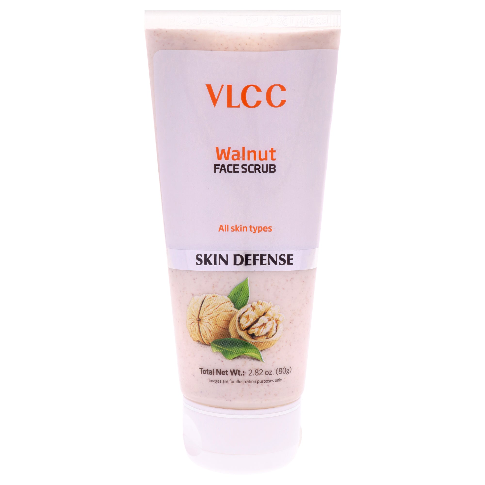 Skin Defense Face Scrub - Walnut by VLCC for Women - 2.82 oz Scrub
