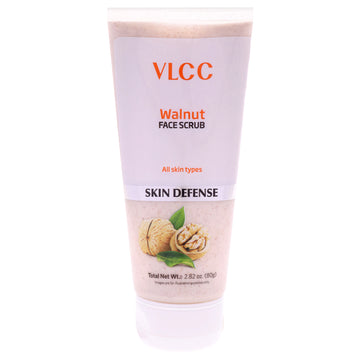 Skin Defense Face Scrub - Walnut by VLCC for Women - 2.82 oz Scrub