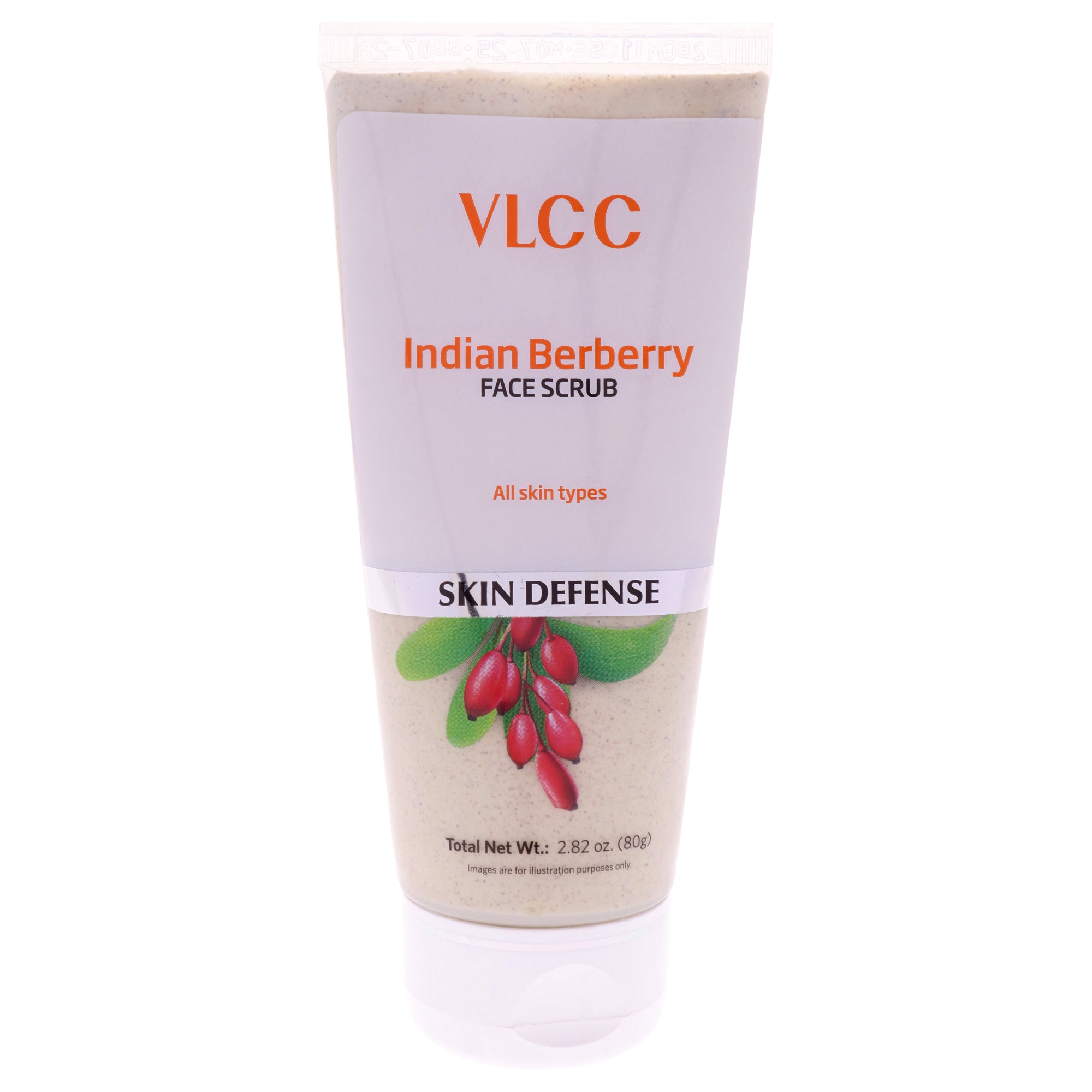 Skin Defense Face Scrub - Indian Berberry  by VLCC for Women - 2.82 oz Scrub