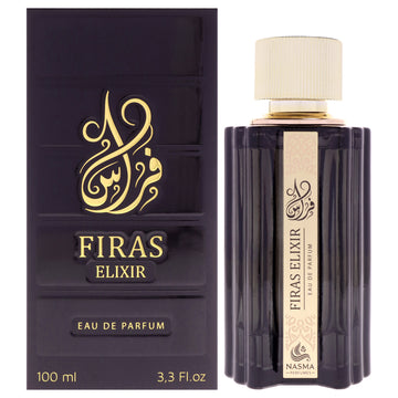 Firas Elixir by Nasma for Men - 3.3 oz EDP Spray