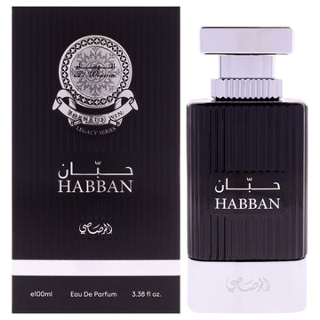 Al Wisam Habban by Rasasi for Men - 3.38 oz EDP Spray