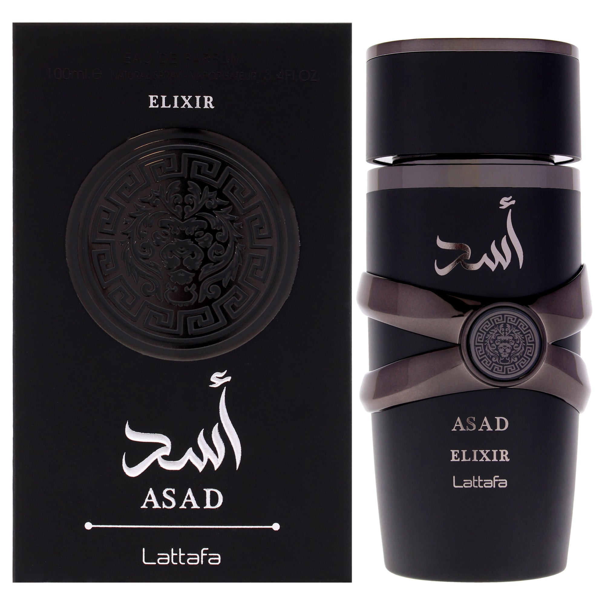 Asad Elixir by Lattafa for Men - 3.4 oz EDP Spray