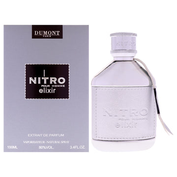 Nitro - Elixir by Dumont for Men - 3.4 oz Extrait de Parfum Spray