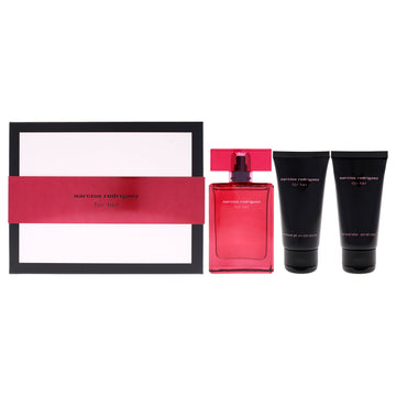 Narciso Rodriguez Intense by Narciso Rodriguez for Women - 3 Pc Gift Set 1.6oz EDP Spray, 1.6oz Body Lotion, 1.6oz Shower Gel