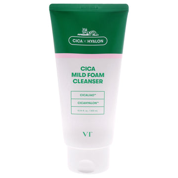 Cica Mild Foam Cleanser by Vt Cosmetics for Women - 10.14 oz Cleanser