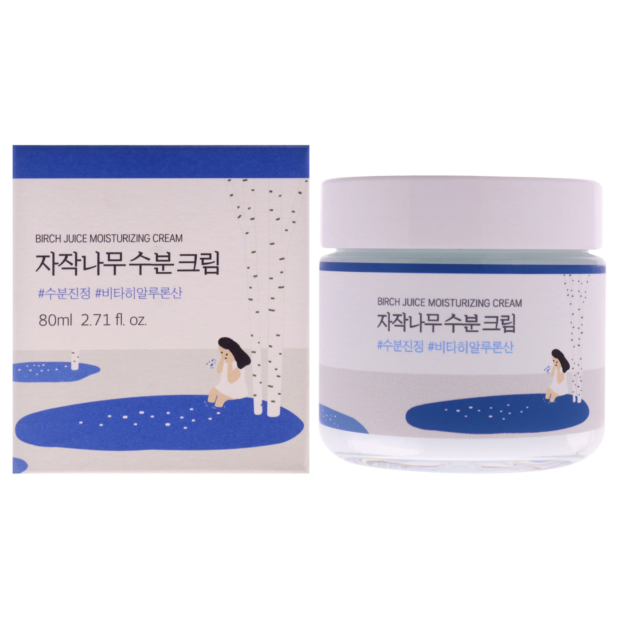 Birch Juice Moisturizing Cream by Round Lab for Women - 2.71 oz Cream