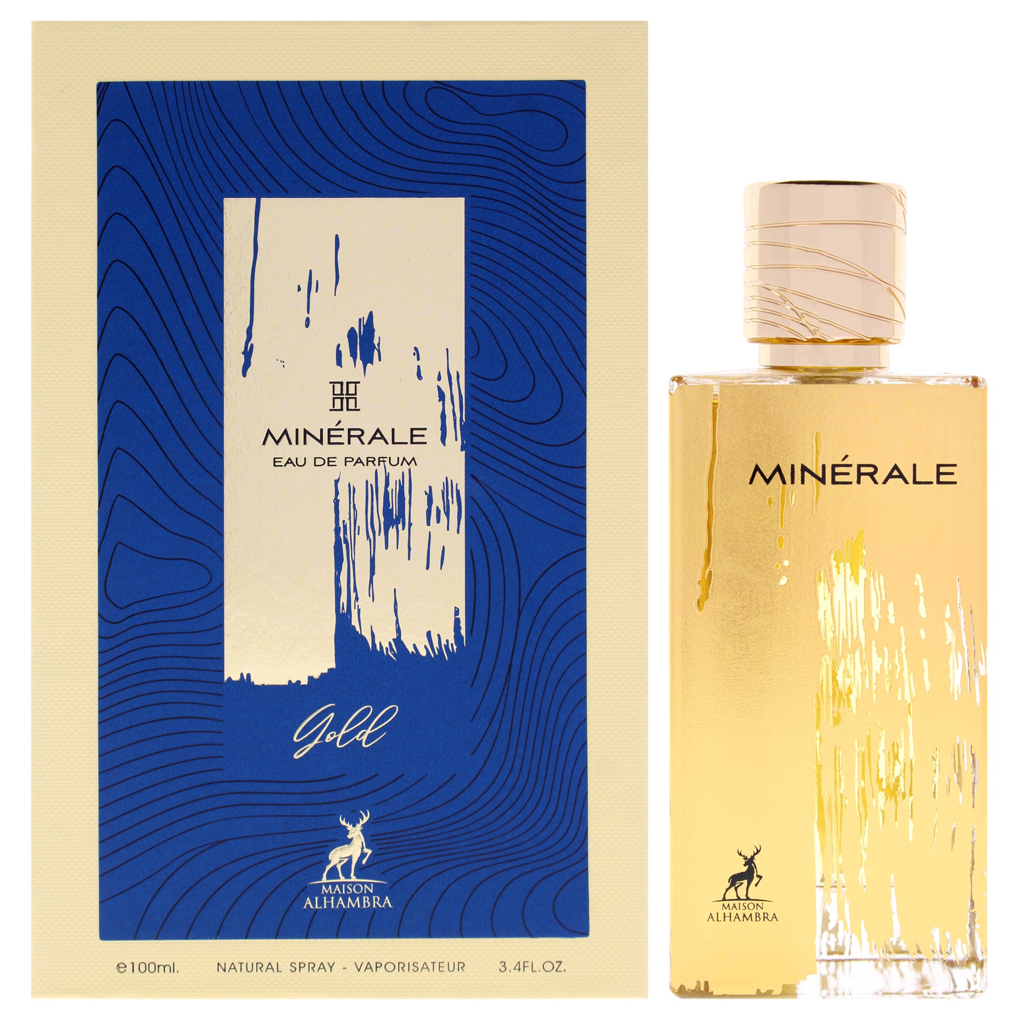 Minerale Gold by Maison Alhambra for Unisex - 3.4 oz EDP Spray