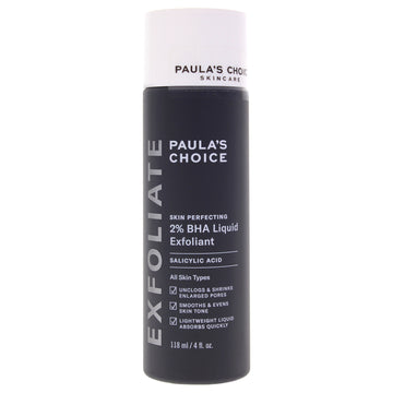 Skin Perfecting 2 Percent BHA Liquid Exfoliant by Paulas Choice for Unisex - 4 oz Exfoliator