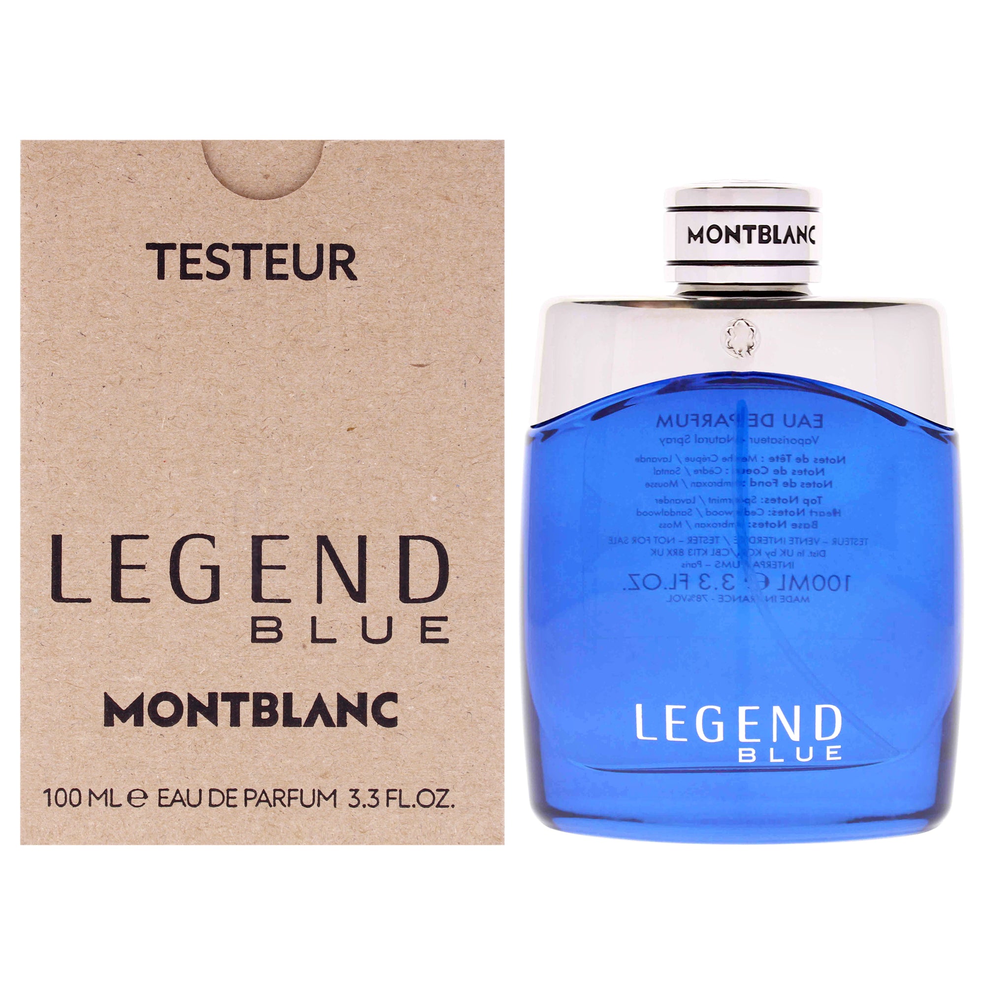 Legend Blue by Mont Blanc for Men - 3.3 oz EDP Spray