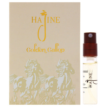 Golden Gallop by Hajine for Unisex - 2 ml EDP Spray Vial