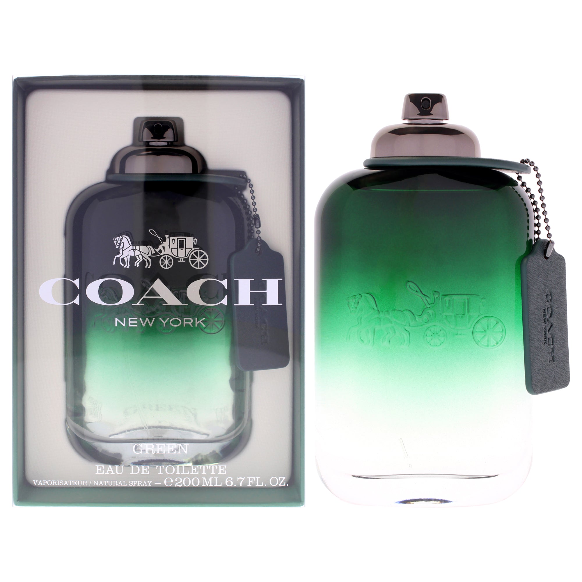 Coach Green by Coach for Men - 6.7 oz EDT Spray