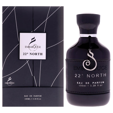 Embarouge Collection - 22 North by Bellavita for Men - 3.38 oz EDP Spray