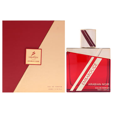 Embarouge Collection - Arabian Noir by Bellavita for Men - 3.38 oz EDP Spray