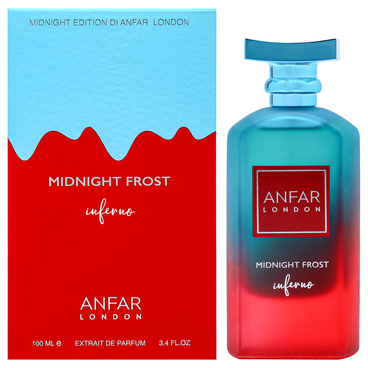 Midnight Frost Inferno - Midnigth Edition by Anfar for Women - 3.4 oz Extrait De Parfum Spray