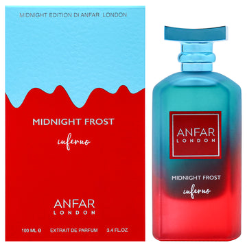 Midnight Frost Inferno - Midnigth Edition by Anfar for Women - 3.4 oz Extrait De Parfum Spray