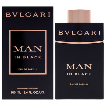 Bvlgari Man In Black by Bvlgari for Men - 3.4 oz EDP Spray (Refillable)
