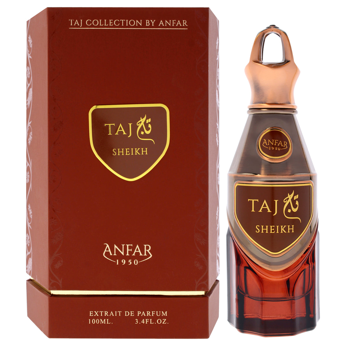 Taj Collection - Sheikh by Anfar for Men - 3.4 oz Extrait De Parfum Spray
