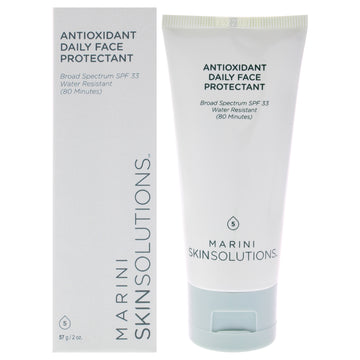 Antioxidant Daily Face Protectant SPF 33 by Marini SkinSolutions for Unisex - 2 oz Sunscreen