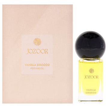 Vanilla Sirocco by Jozoor for Unisex - 0.5 oz Perfume Oil Rollerball