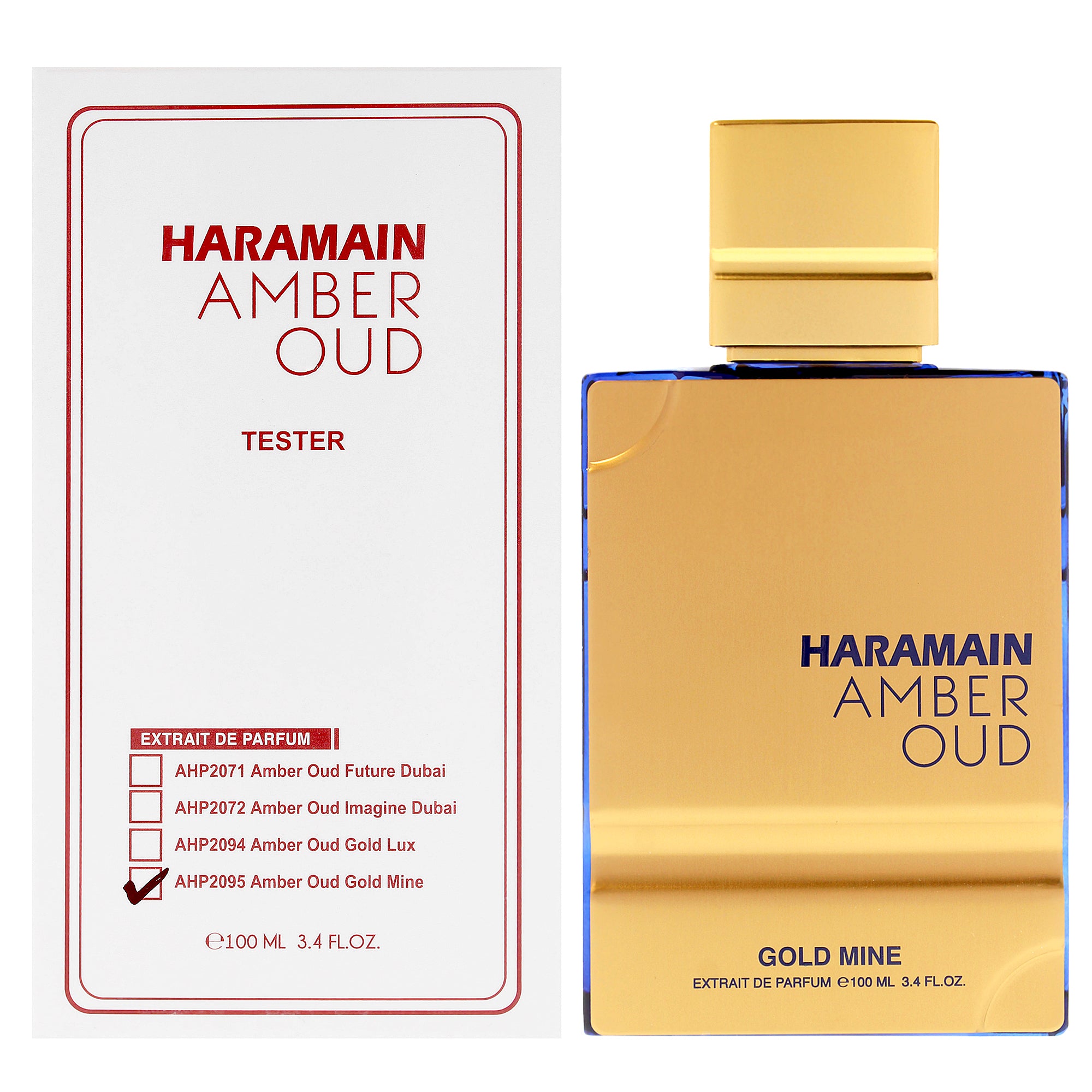 Amber Oud - Gold Mine by Al Haramain for Unisex - 3.4 oz Extrait De Parfum Spray