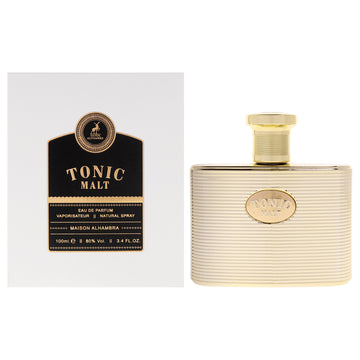 Tonic Malt by Maison Alhambra for Men - 3.4 oz EDP Spray