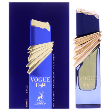 Vogue Night by Maison Alhambra for Women - 3.4 oz EDP Spray