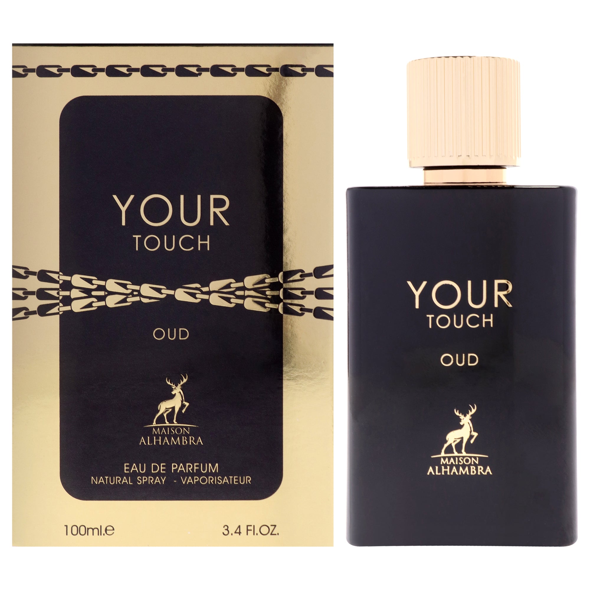 Your Touch Oud by Maison Alhambra for Men - 3.4 oz EDP Spray