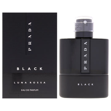 Luna Rossa Black by Prada for Men - 3.3 oz EDP Spray (Refillable)