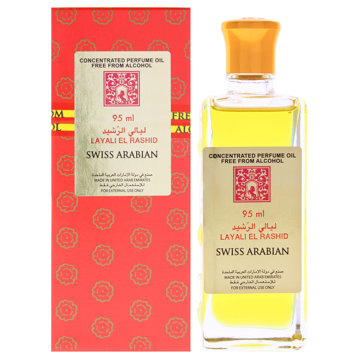 Layali EL Rashid by Swiss Arabian for Women - 3.2 oz Concentrated Perfume Oil